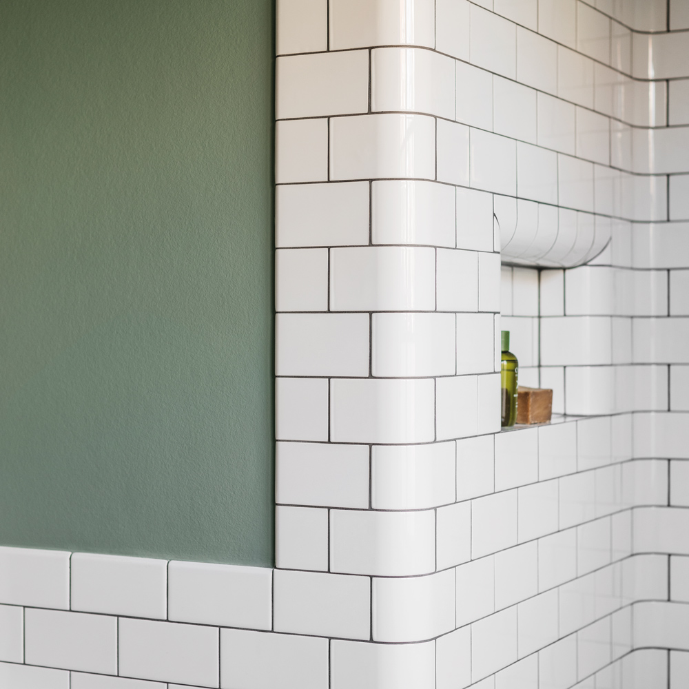 Kakel i kulören Snowdrop från H&E Smith