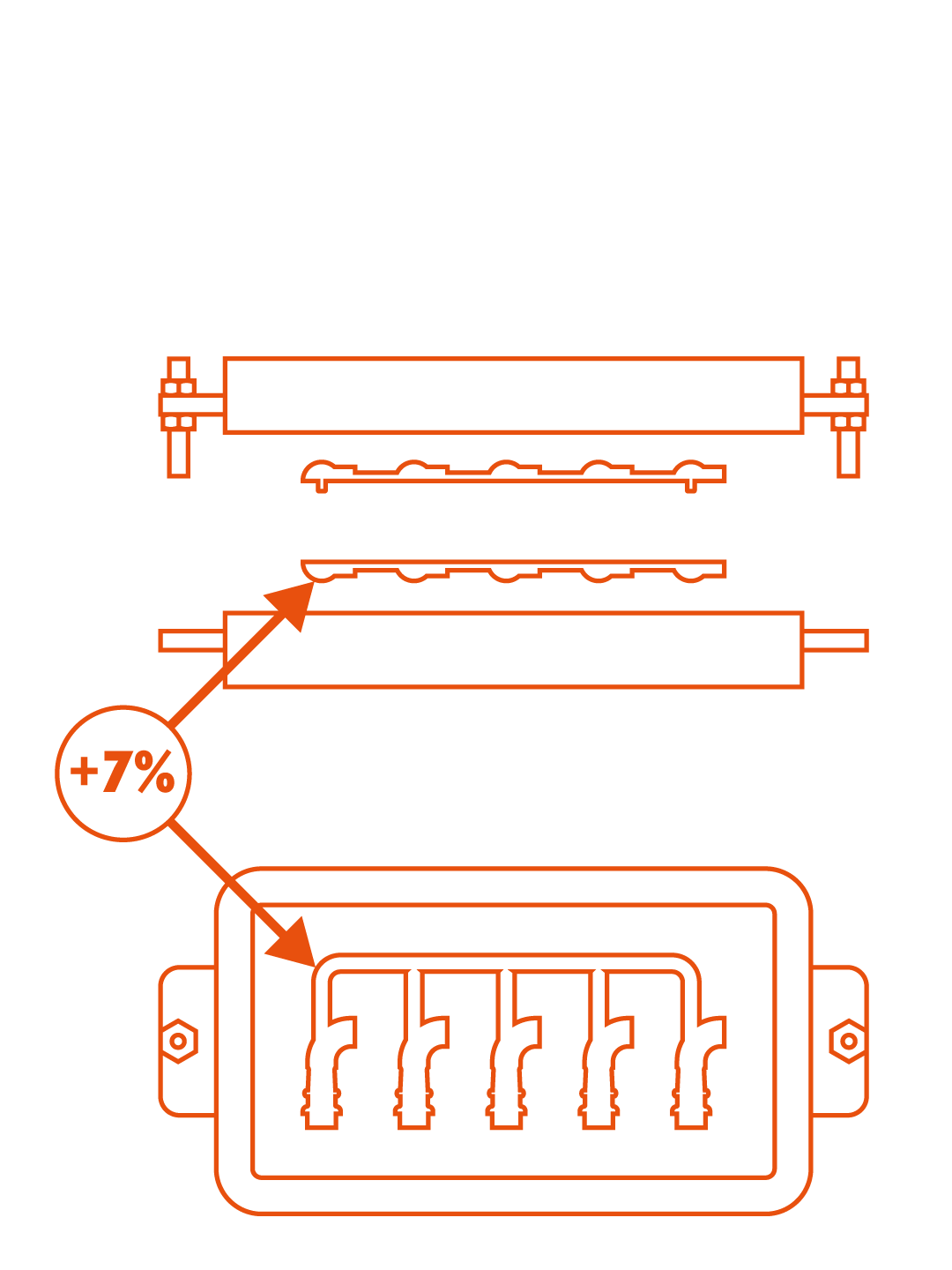 Gr&ouml;n julgransfot i gjutj&auml;rn p&aring; julgransmatta.